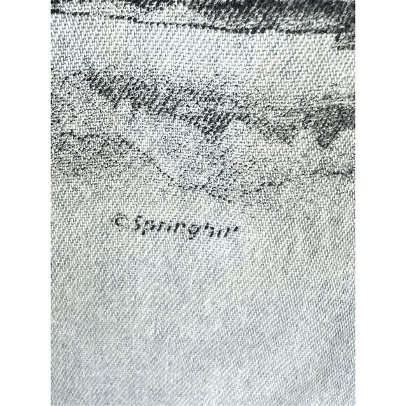 THE AMERICAN BW RALLY BIKE WEEK denim sleeveless shirt size M made in USA - Picture 5 of 13